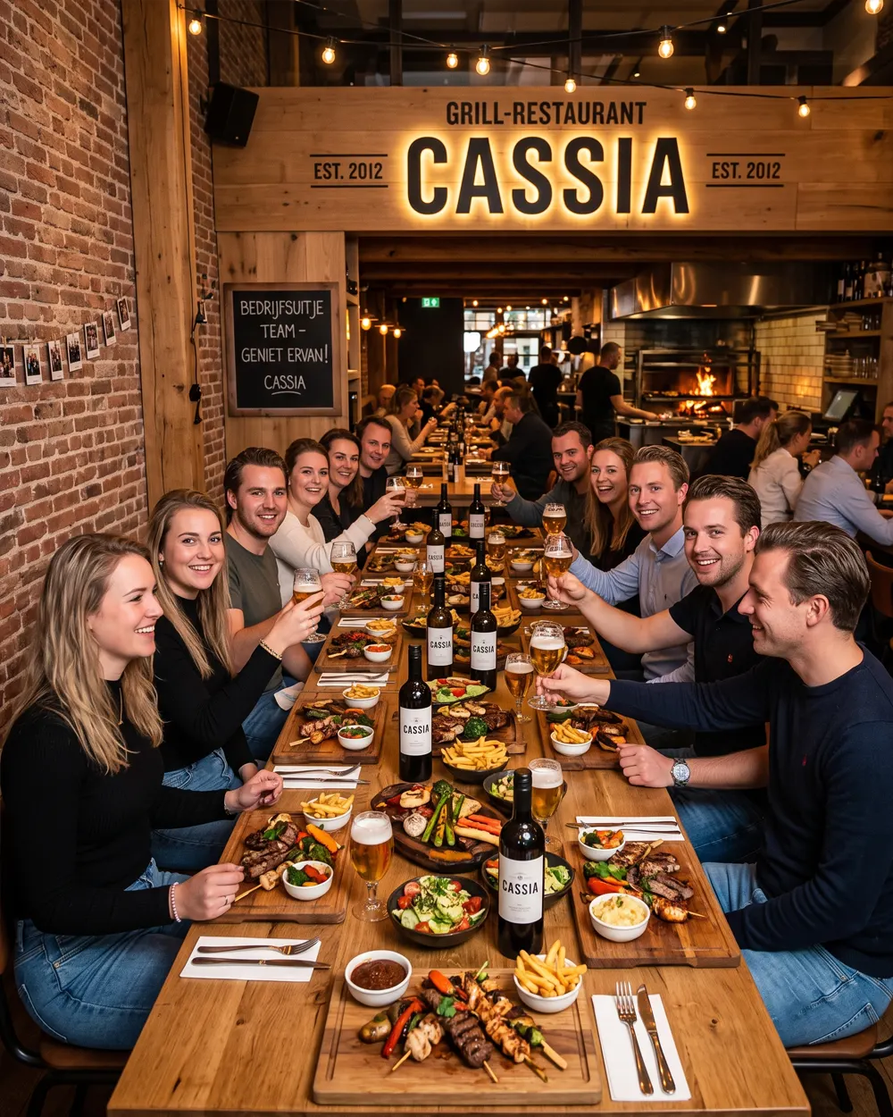 Bedrijfsuitje bij Cassia