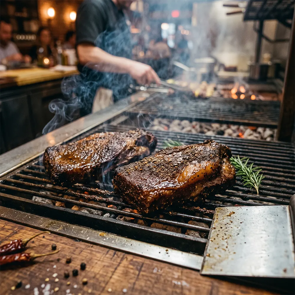 Langzaam gegaard gerecht