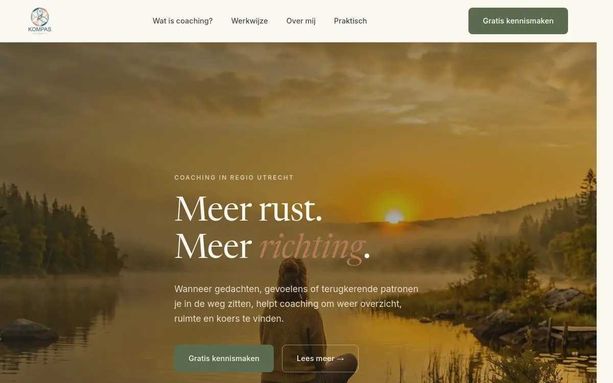 Website Kompas Coaching, ACT-therapeut