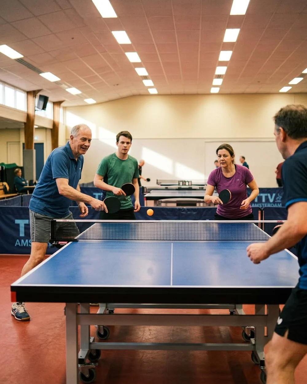 Recreanten spelen dubbel op de woensdagavond